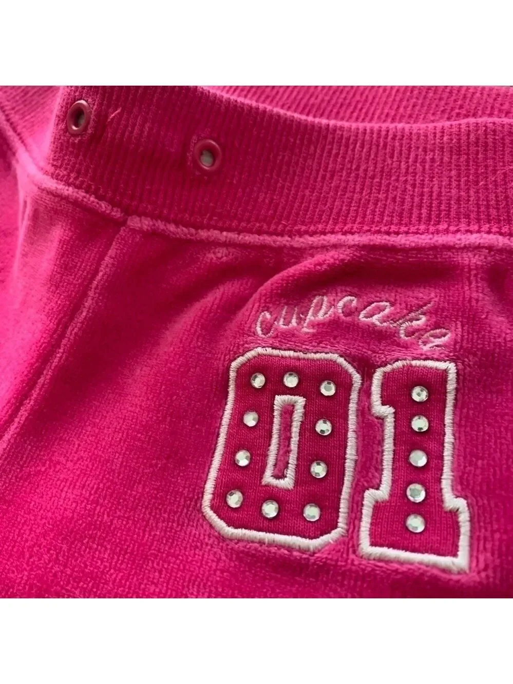 Gymboree Cupcake Velour Sweatsuit with Embroidery